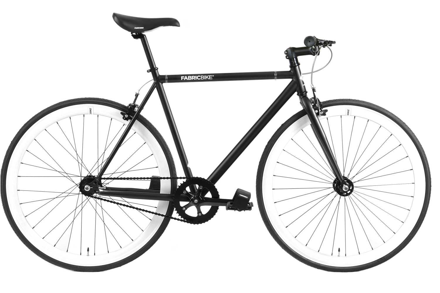 10Kg Talla M telaio nero in acciaio Hi-Ten velocità singola FabricBike-Fixie Bike bicicletta a cambio fisso 