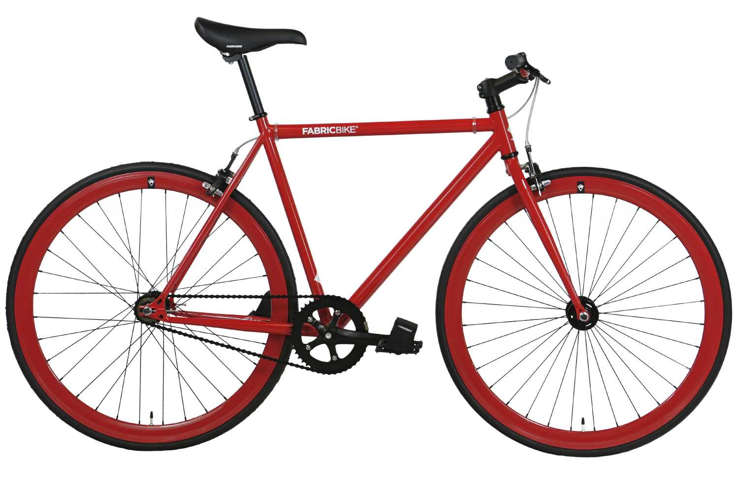 Bici Fixie Original Matte Black & Red