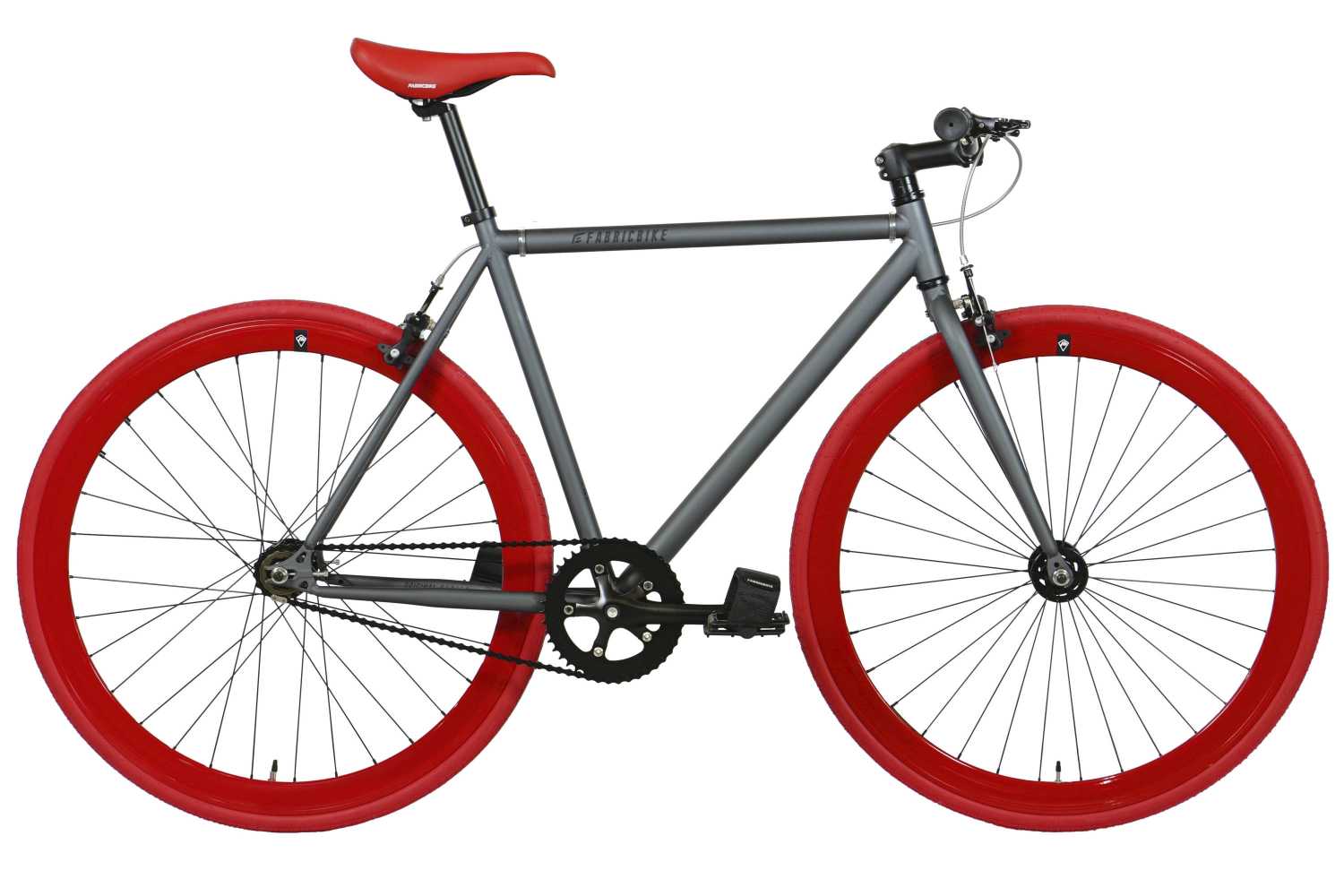 Bici Fixie Original Matte Black & Red