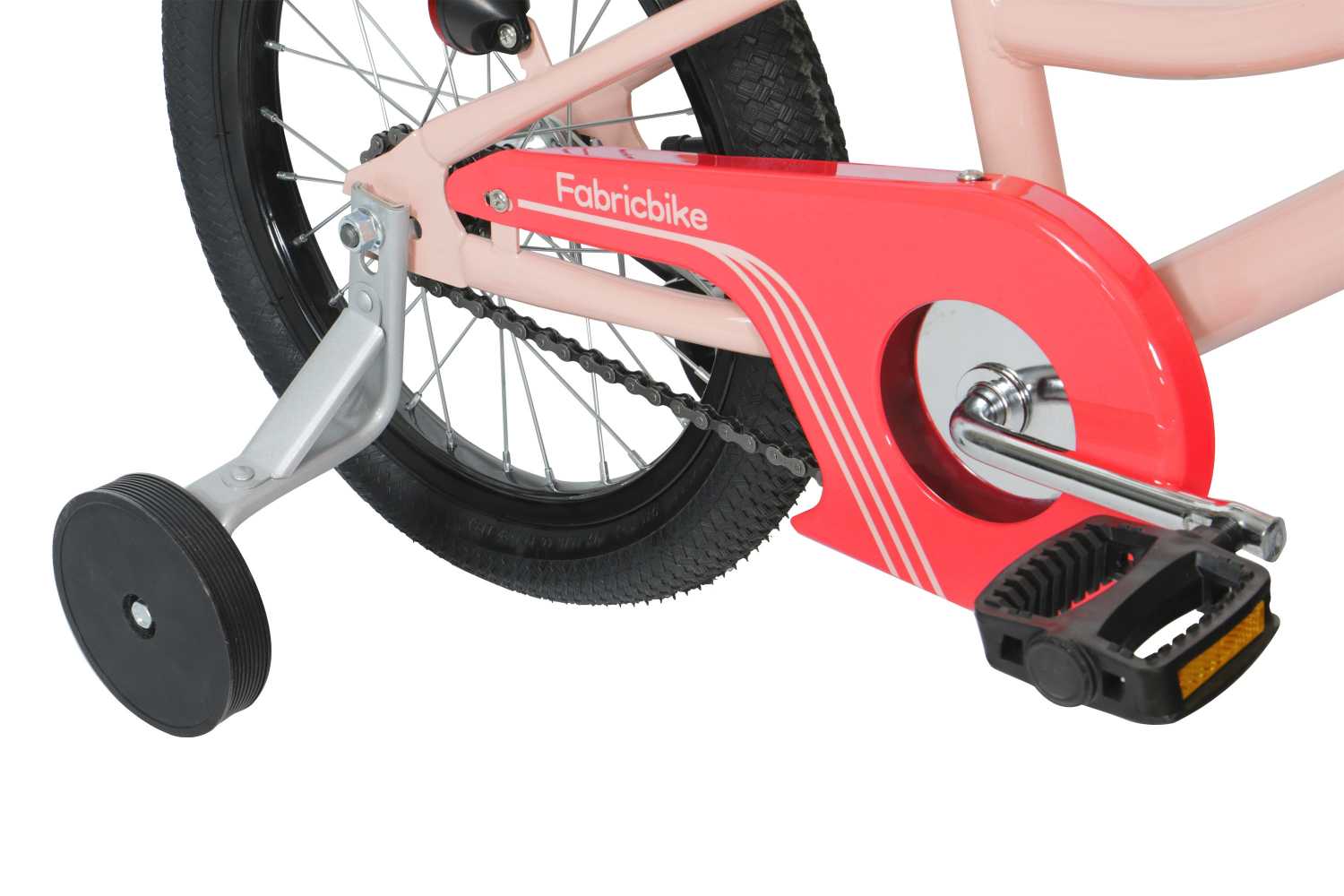Ruote Rimovibili da 12 e 16 FabricBike Kids 4 Colori Bicicletta per Bambini con Pedali per Bambini e Ragazze 